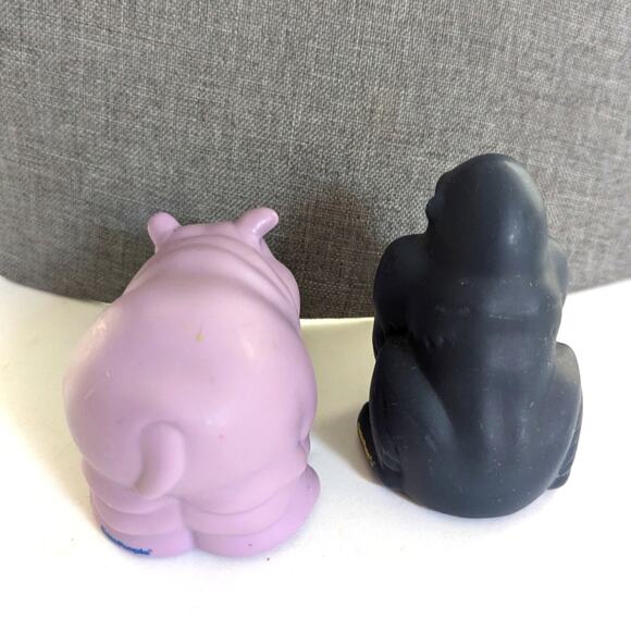 Fisher Price Little People Zoo Talkers Hippo Guerilla Figurine Toys Set of 2 - Picture 3 of 5